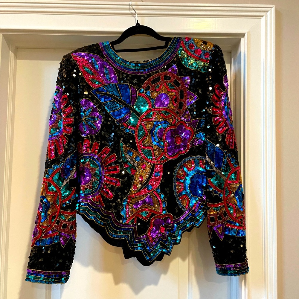 Vintage Laurence Kazar NY top size PL